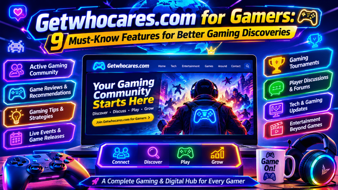Getwhocares.com for Gamers
